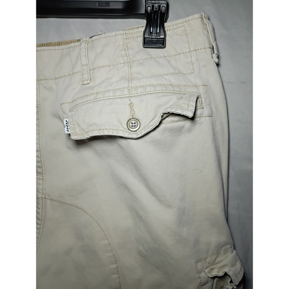 Levis Ace Cargo Pants Mens 36x32 (36x30) Straight Leg Utility Metal Flap Pockets - Picture 8 of 11
